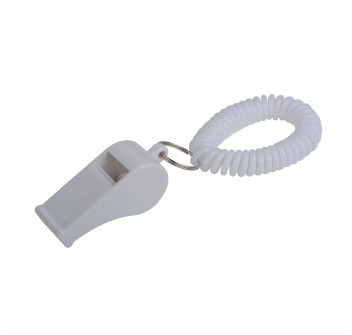 FIschietto in ABS con bracciale a spirale in plastica Gheddi