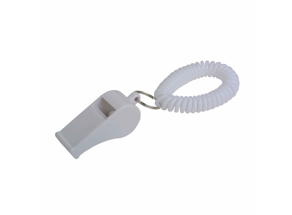 FIschietto in ABS con bracciale a spirale in plastica Gheddi