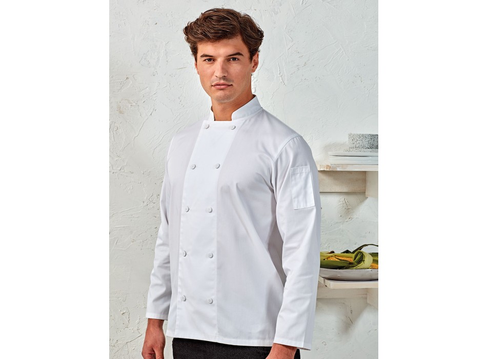 Chef's LS Coolchecker Jacket With Mesh Back Panel ack Panel