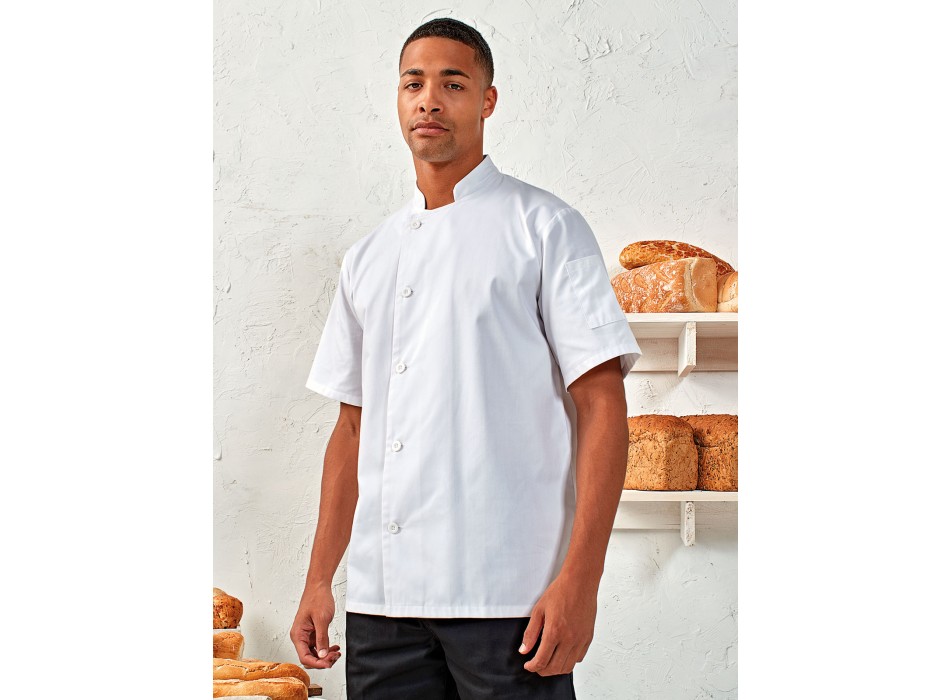 Essential' Short Sleeve Chef's Jacket