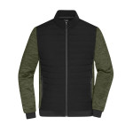 Nero / Oliva Melange