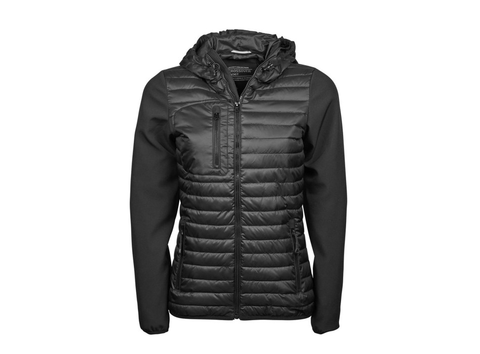 Ladies Hooded Crossover Jacket