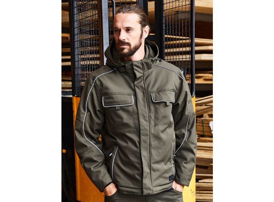 Workwear Softshell Padded Jacket - Solid