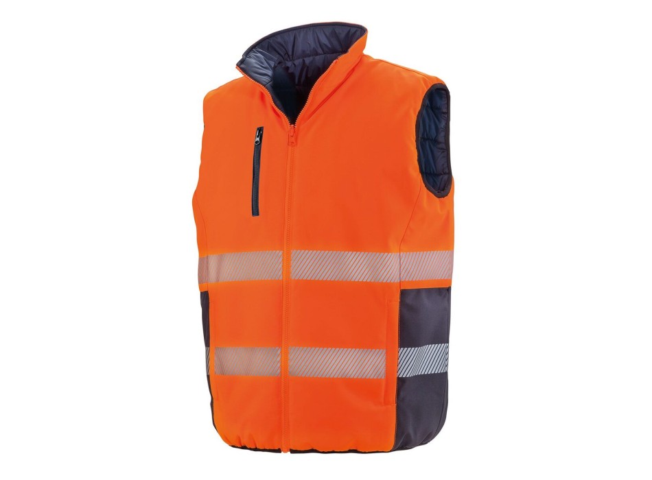Reversible Soft Padded Safety Gilet