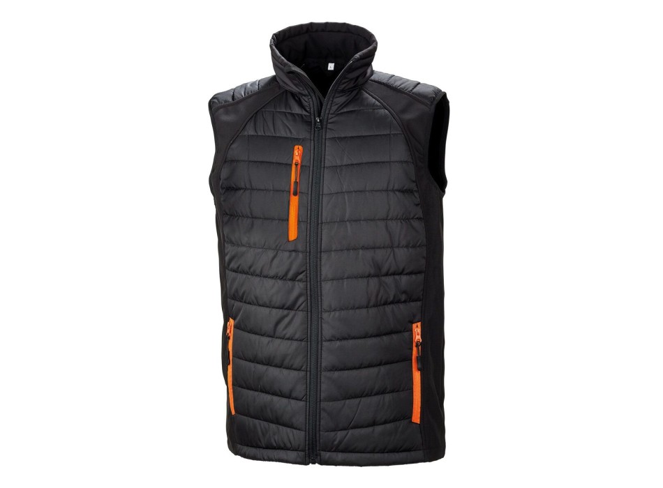 Black Compass Padded Softshell Gilet