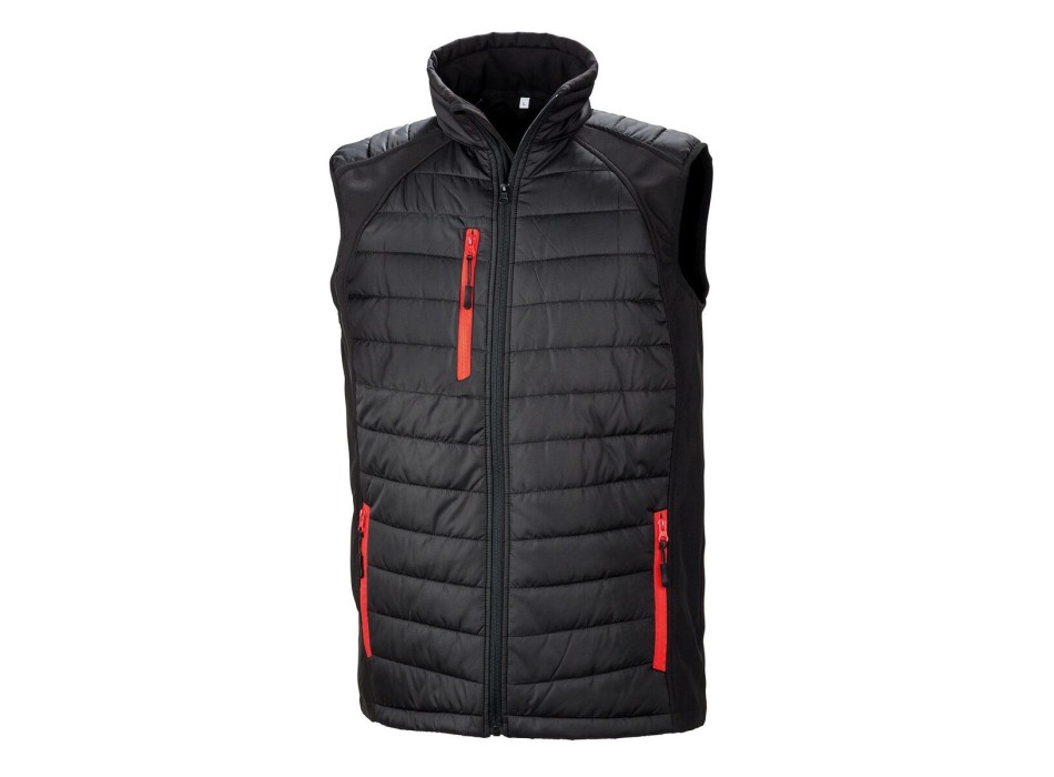 Black Compass Padded Softshell Gilet