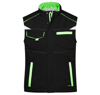Workwear Softshell Padded Vest - Color