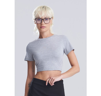Girlie Tri-Blend Cropped T Gheddi