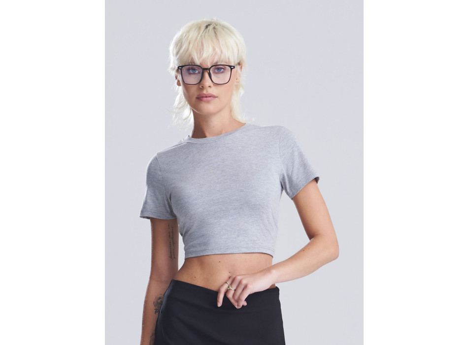 Girlie Tri-Blend Cropped T Gheddi