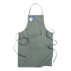 Grembiule carbon neutral in cotone riciclato 280 gr/m2 Gheddi