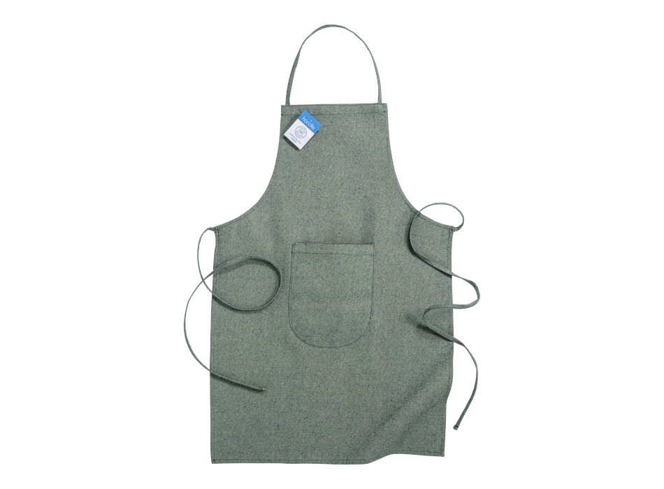 Grembiule carbon neutral in cotone riciclato 280 gr/m2 Gheddi