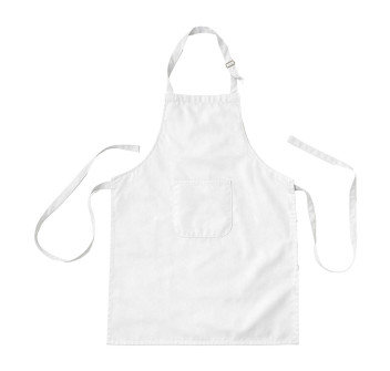 Grembiule da cucina lungo regolabile in cotone e poliestere. Tasca frontale Gheddi