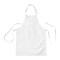 Grembiule da cucina lungo regolabile in cotone e poliestere. Tasca frontale