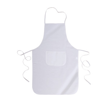 Grembiule in 30 % cotone/70 % poliestere (160g/m2), 60x92 cm con tasca frontale