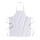 Grembiule lungo bianco in 100 % cotone (180 g/m2) 70x85 cm