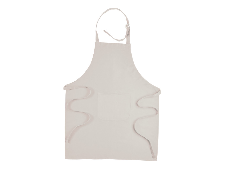 Grembiule lungo con tasca frontale