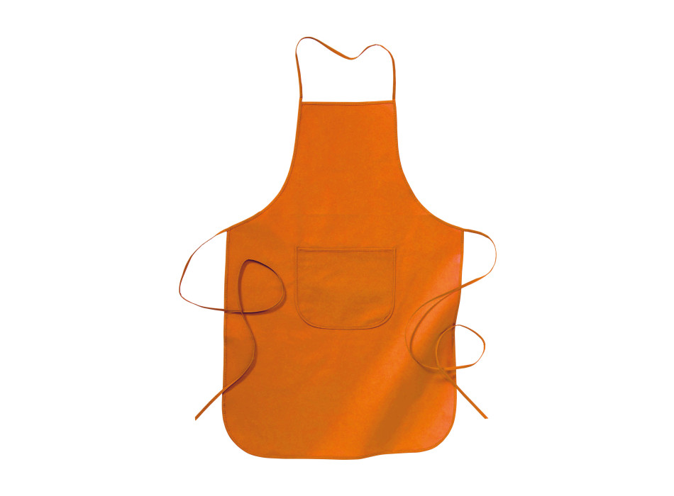 Grembiule lungo in TNT (80g/m2), con tasca frontale 60x90 cm