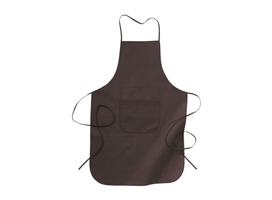 Grembiule lungo in TNT (80g/m2), con tasca frontale 60x90 cm
