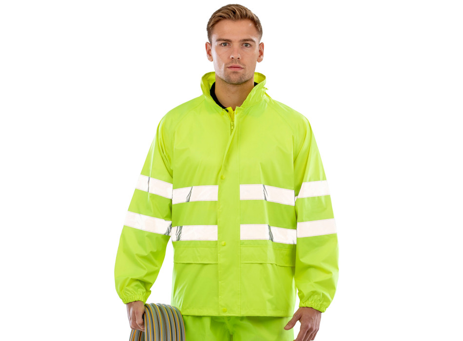 High Viz Waterproof Suit