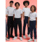 Pantaloni Tuta in Cotone e Poliestere Riciclato Kids