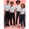 Pantaloni Tuta in Cotone e Poliestere Riciclato Kids