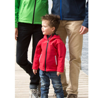 Junior Hooded Soft Shell Jacket