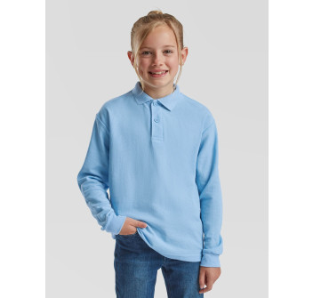 Kids 65/35 Long Sleeve Polo Gheddi
