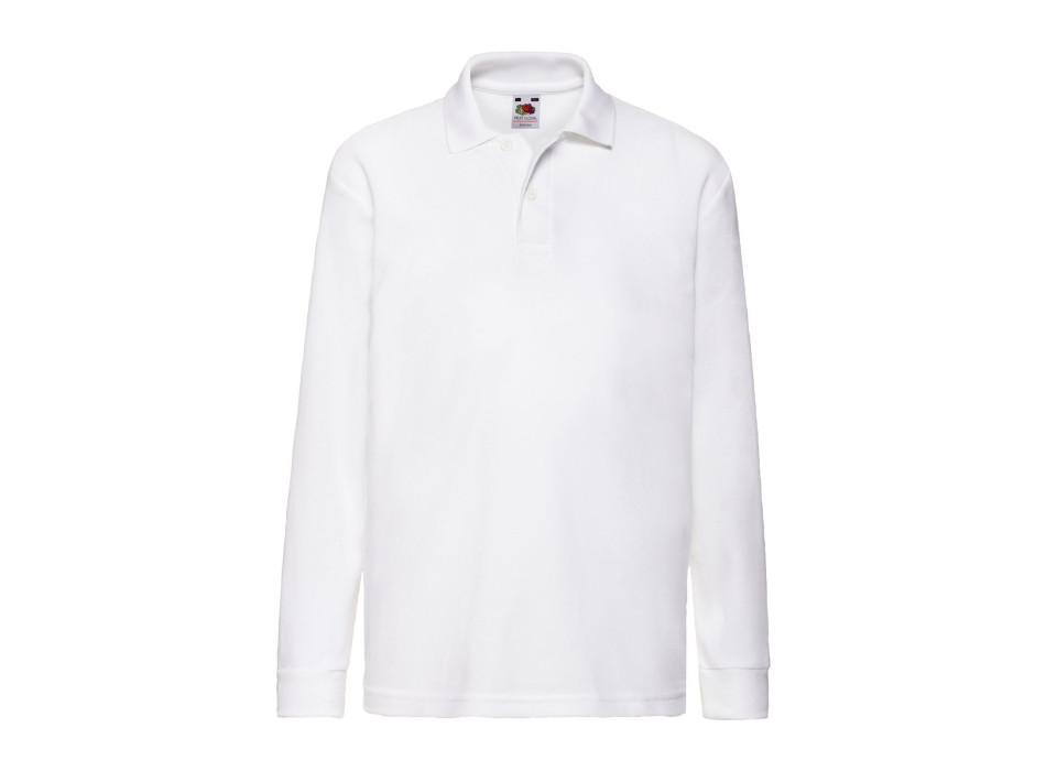 Kids 65/35 Long Sleeve Polo