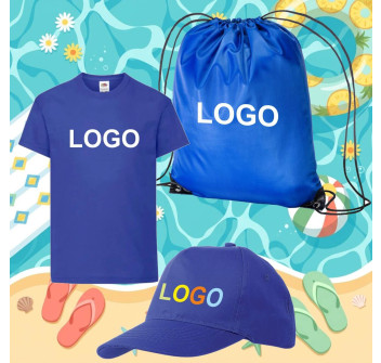 KIT Maglietta, Cappello e zainetto stampati Gheddi