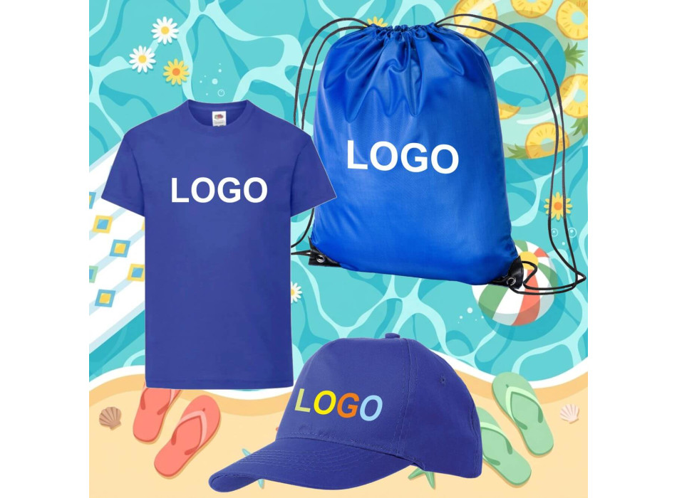 KIT Maglietta, Cappello e zainetto stampati Gheddi