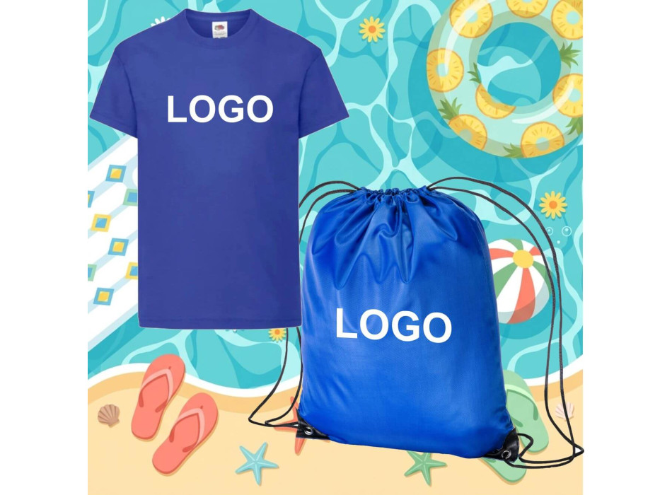 KIT Maglietta e Zainetto Con spallacci stampati Gheddi