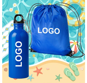 KIT Zainetto e Borraccia stampati Gheddi