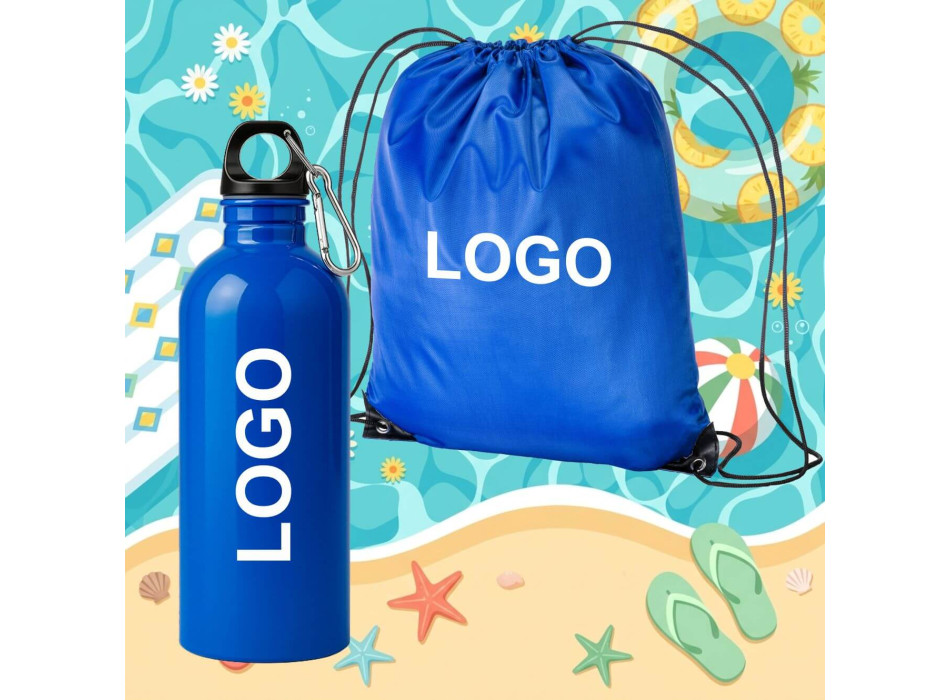 KIT Zainetto e Borraccia stampati Gheddi