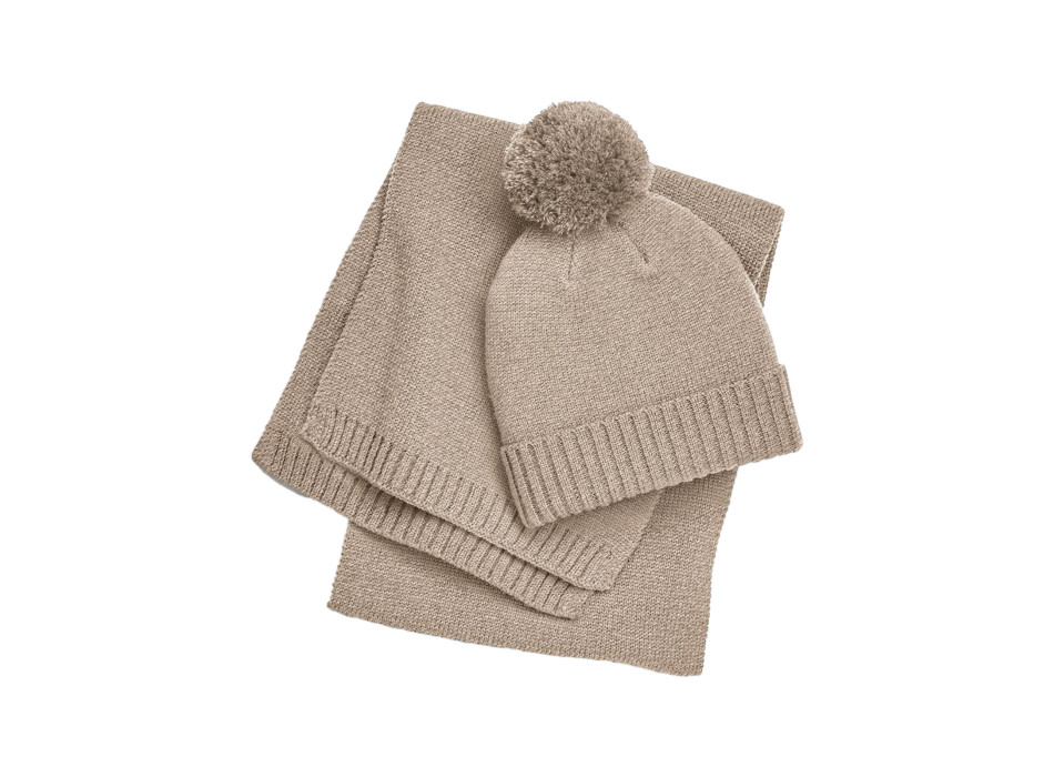 Knitted Scarf and Beanie Gift Set Gheddi
