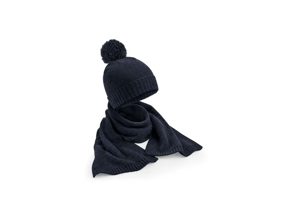 Knitted Scarf and Beanie Gift Set Gheddi