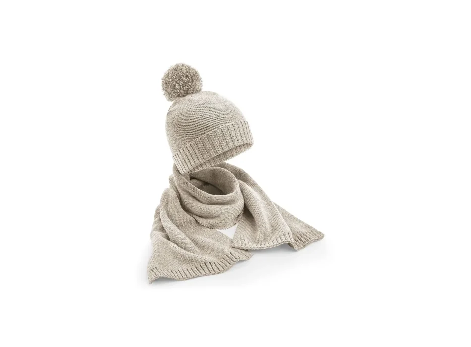 Knitted Scarf and Beanie Gift Set Gheddi