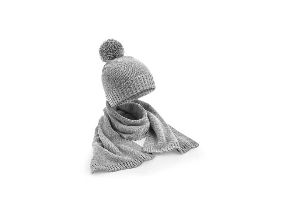 Knitted Scarf and Beanie Gift Set