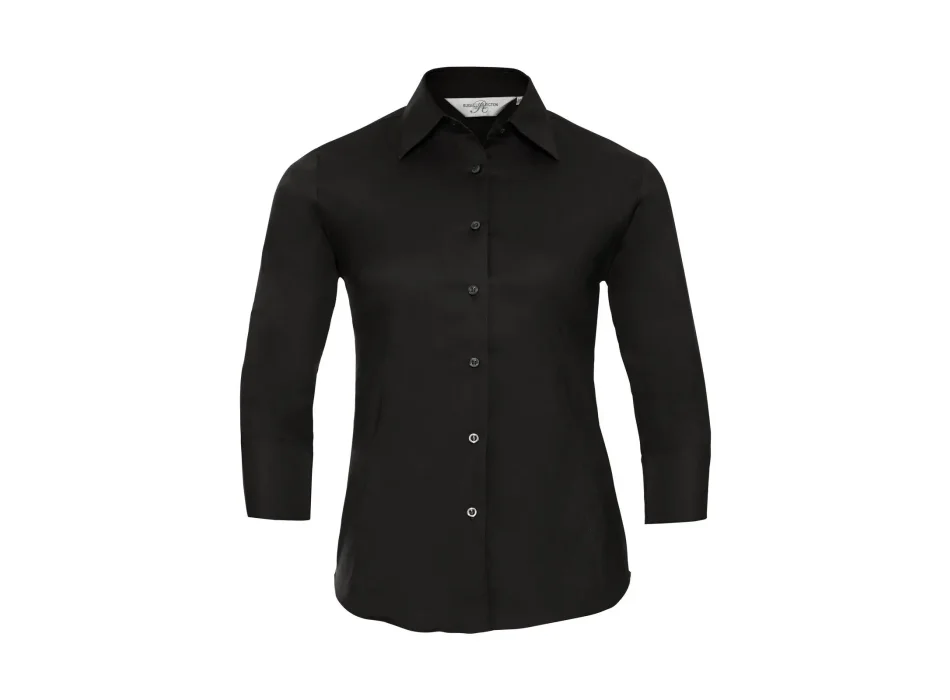 Ladies' 3/4 Sleeve Easy Care Fitted Shirt Gheddi