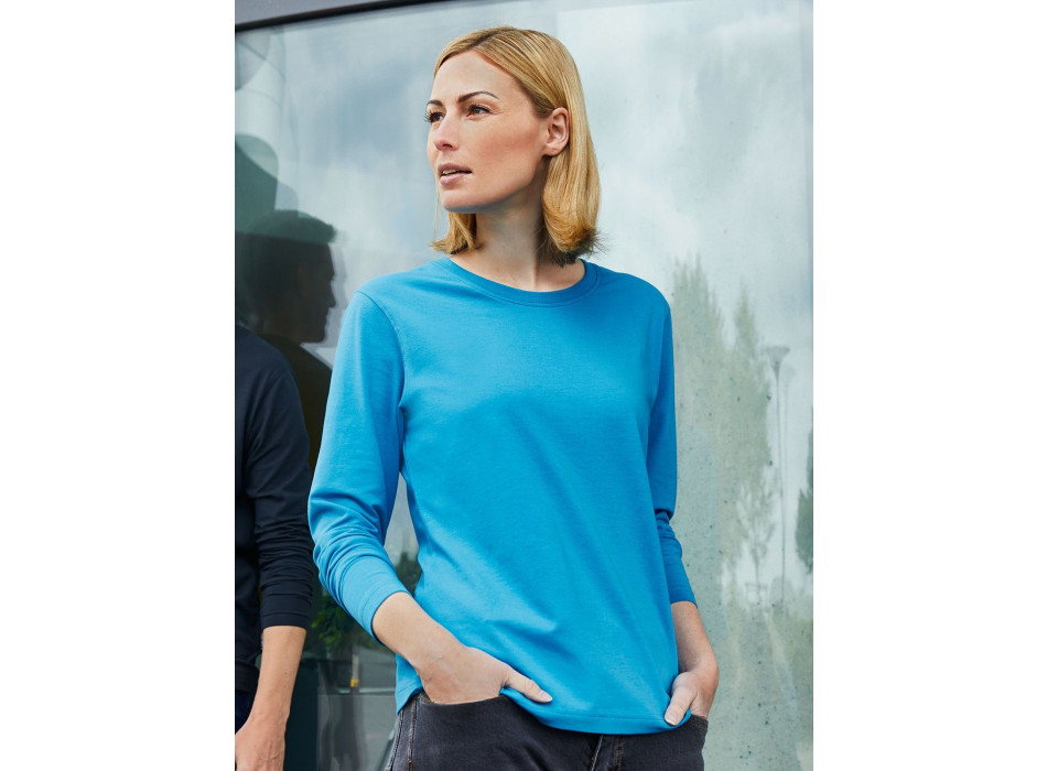 Ladies' Bio Stretch-Longsleeve Work - Solid