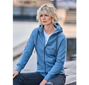 Ladies Fashion Full Zip Hood