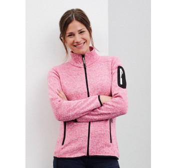 Ladies' Knitted Fleece Jacket Gheddi
