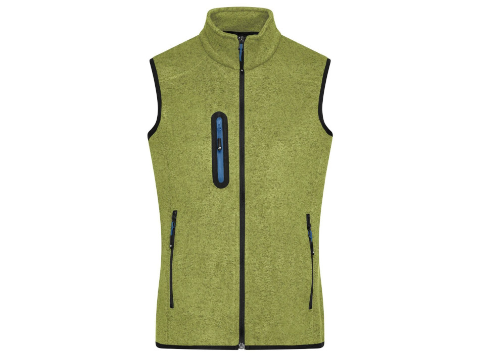 Ladies Knitted Fleece Vest Gheddi