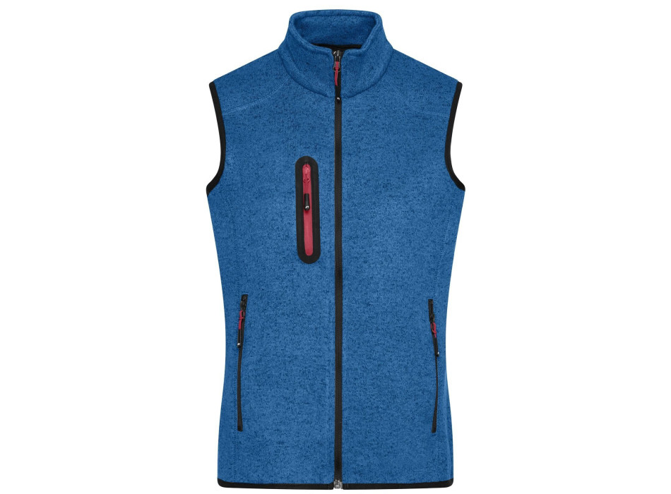 Ladies Knitted Fleece Vest Gheddi
