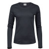 Ladies Long Sleeve Interlock Tee