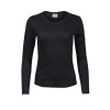 Ladies Long Sleeve Interlock Tee