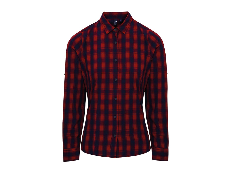 Ladies' LSL 'Mulligan' Check Cotton Bar Shirt     t