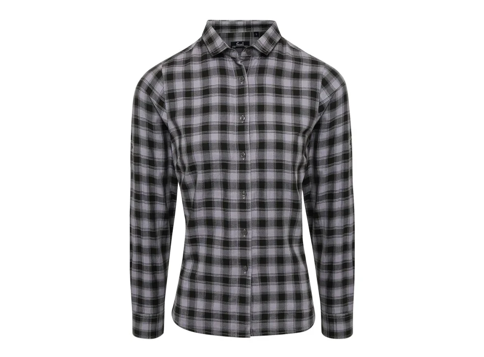 Ladies' LSL 'Mulligan' Check Cotton Bar Shirt     t Gheddi