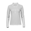 Ladies Luxury Stretch Long Sleeve Polo Gheddi