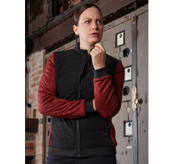 Ladies' Padded Hybrid Jacket