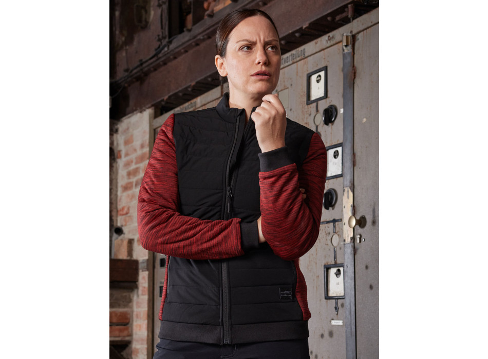 Ladies' Padded Hybrid Jacket